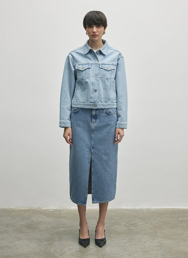 مافي Megi Bleached Mavi Premium Jean Jacket